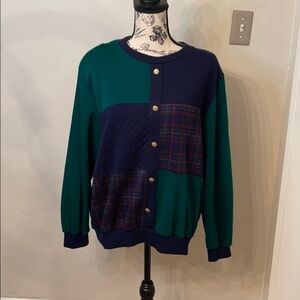 Vintage 1980s Cap Cod Sportswear color block top​​​​​​​​​​​​​​